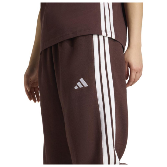 Adidas Γυναικείο παντελόνι φόρμας Essentials 3-Stripes Fleece Loose-Fit Pants